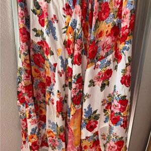Vintage Carol Little Floral Midi Skirt